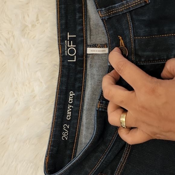 Ann Taylor LOFT 26/2 curvy crop - Picture 4 of 5